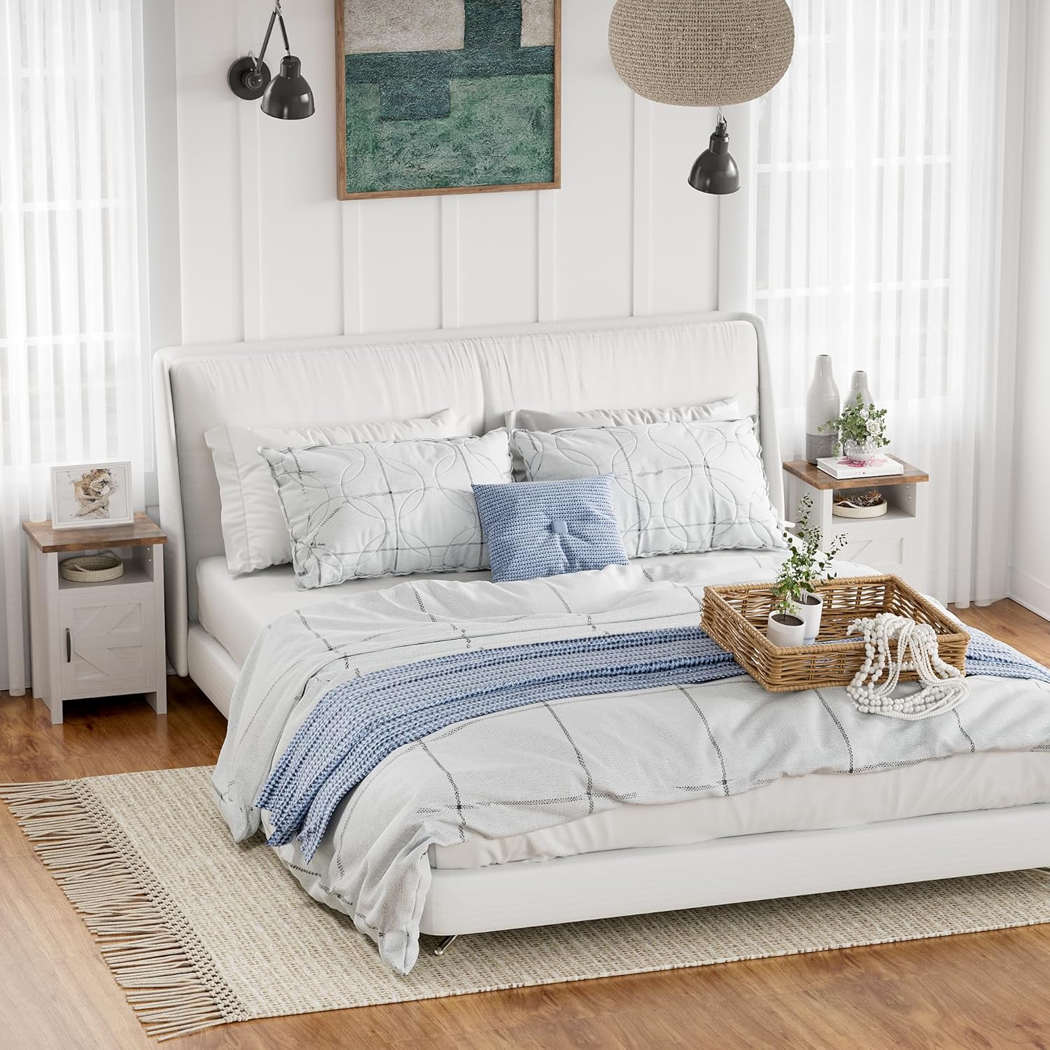 Modern Farmhouse Style Bedside Table